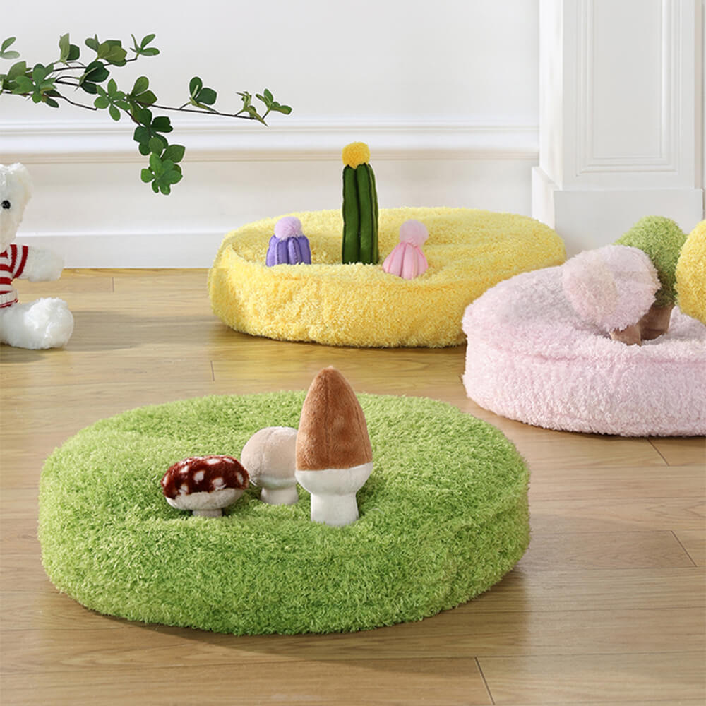 Jungle Explorer 2 en 1 Funny Plush Pet Bed - Parque natural