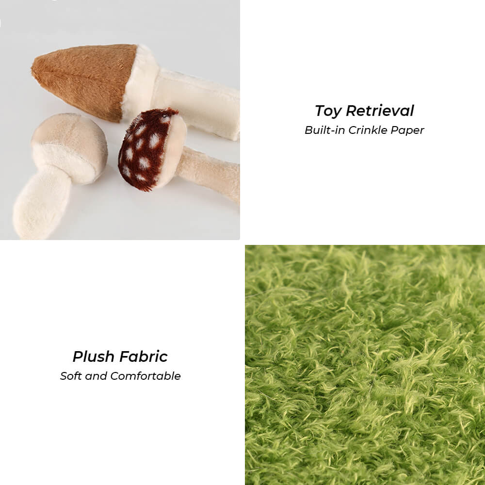 Jungle Explorer 2 en 1 Funny Plush Pet Bed - Parque natural