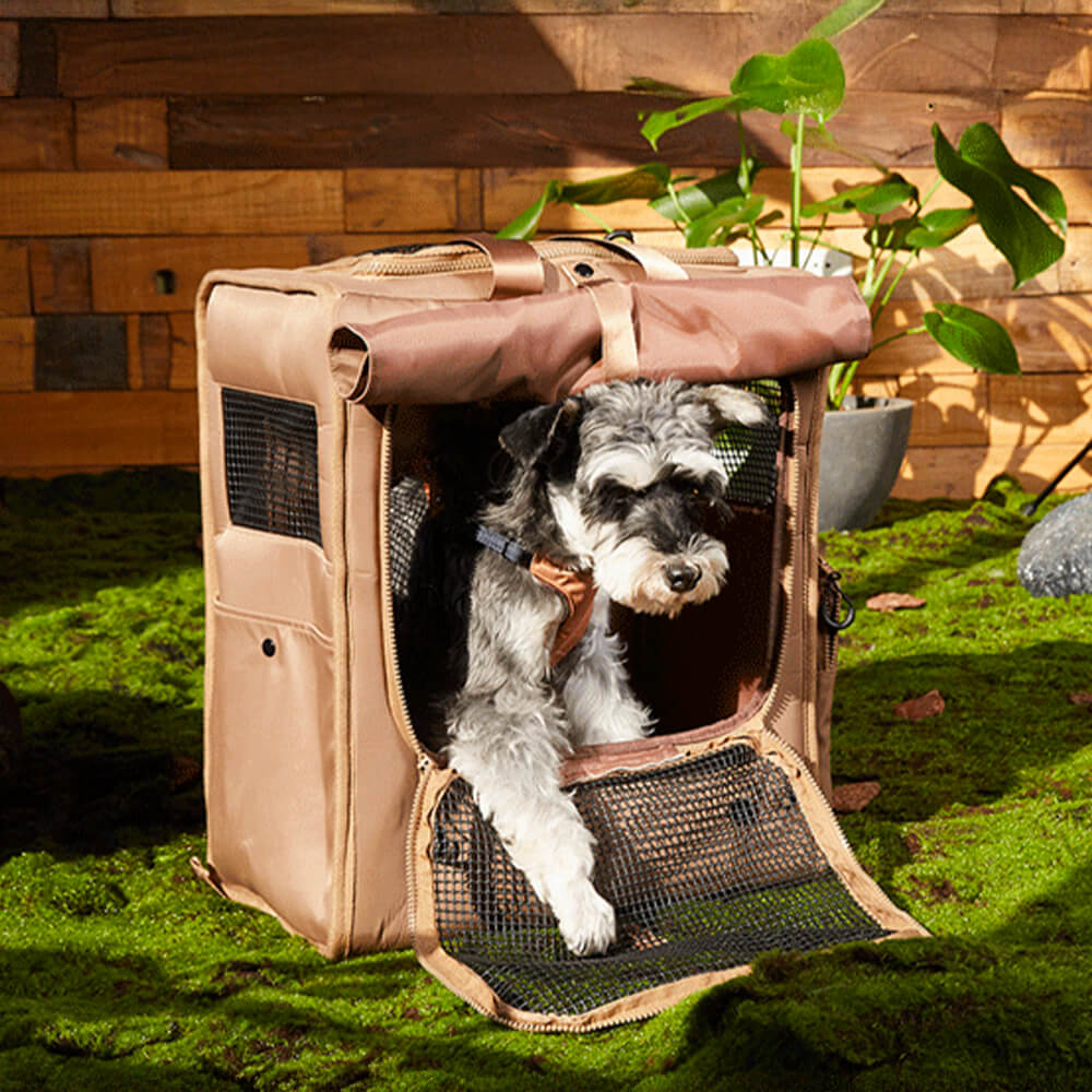 Spazio ampio spazio traspirante in rete impermeabile da viaggio per animali domestici