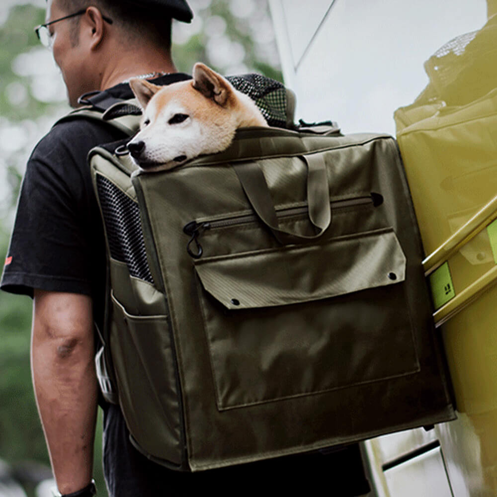 Spazio ampio spazio traspirante in rete impermeabile da viaggio per animali domestici