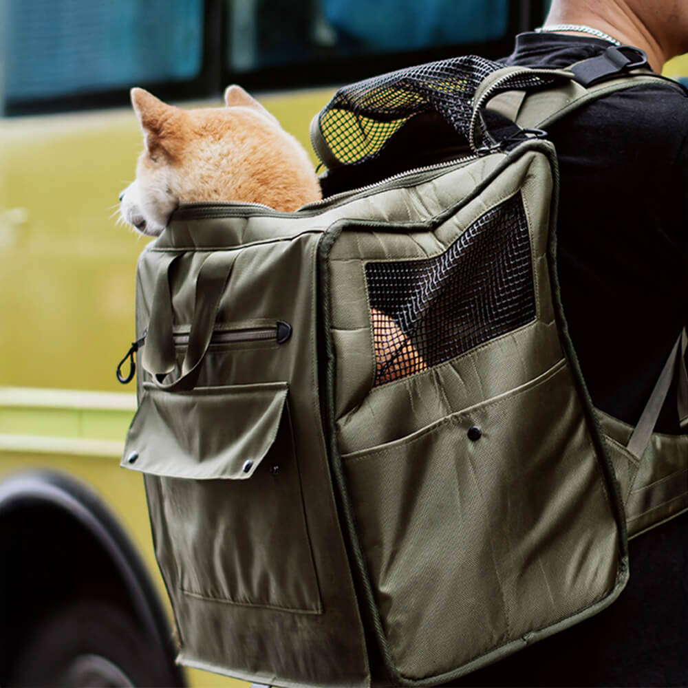 Spazio ampio spazio traspirante in rete impermeabile da viaggio per animali domestici