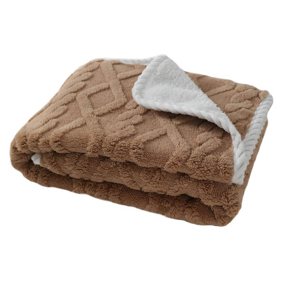 Lussuosa coperta per cani in pile polare calda morbida impermeabile