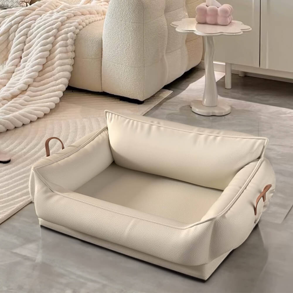 Lussuoso lattice naturale in lattice Support Anti-Scratch Dog & Cat Bed