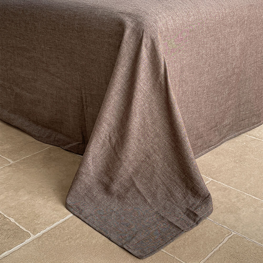 Juego de cama de algodón suave de pecho de sabueso minimalista