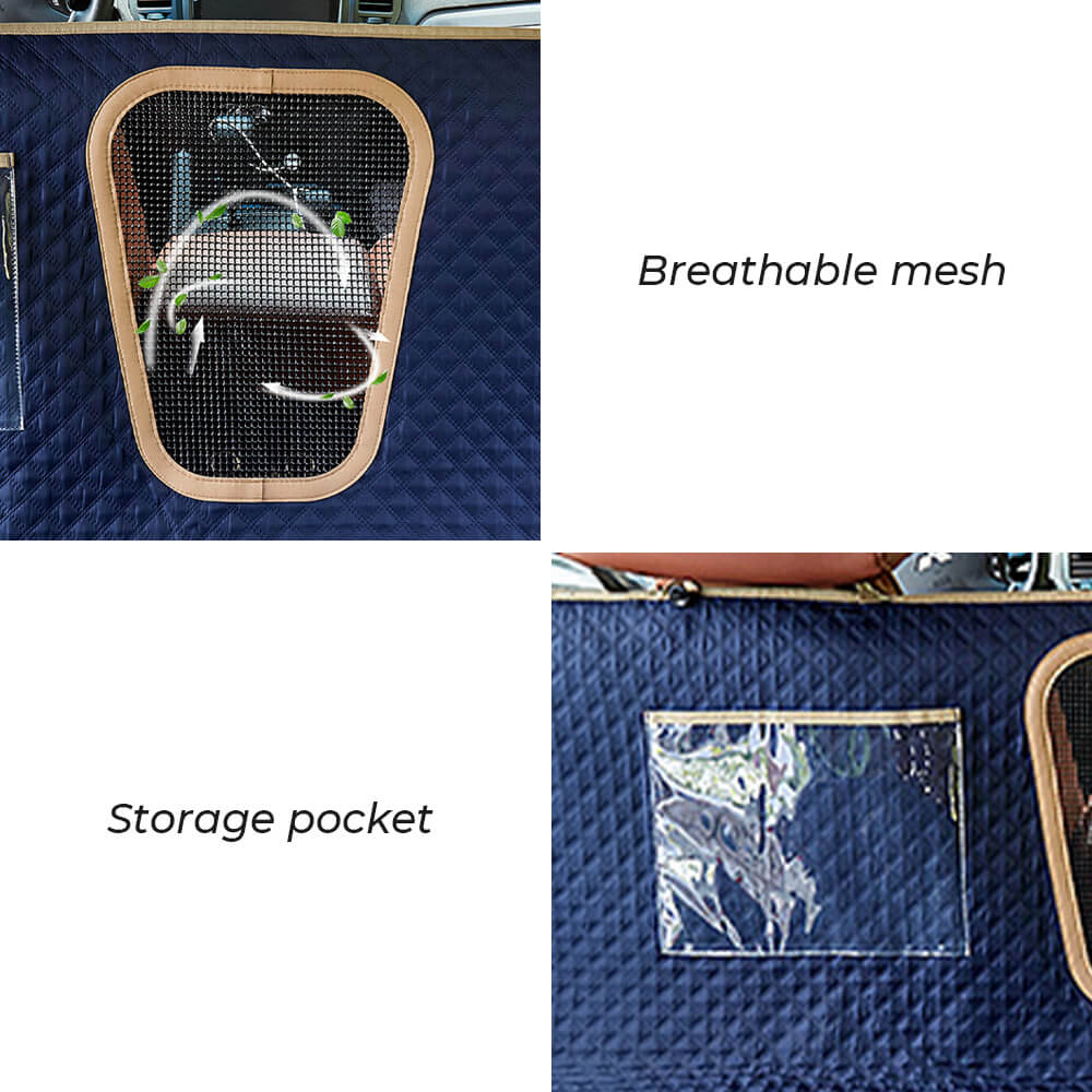 Viaje de mascota impermeable cubierta de asiento para perros resistente a la suciedad de la suciedad