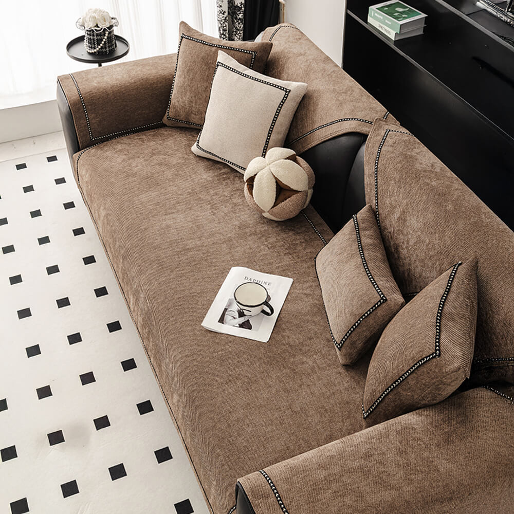 Coperchio di divano non slip moderno moderno jacquard