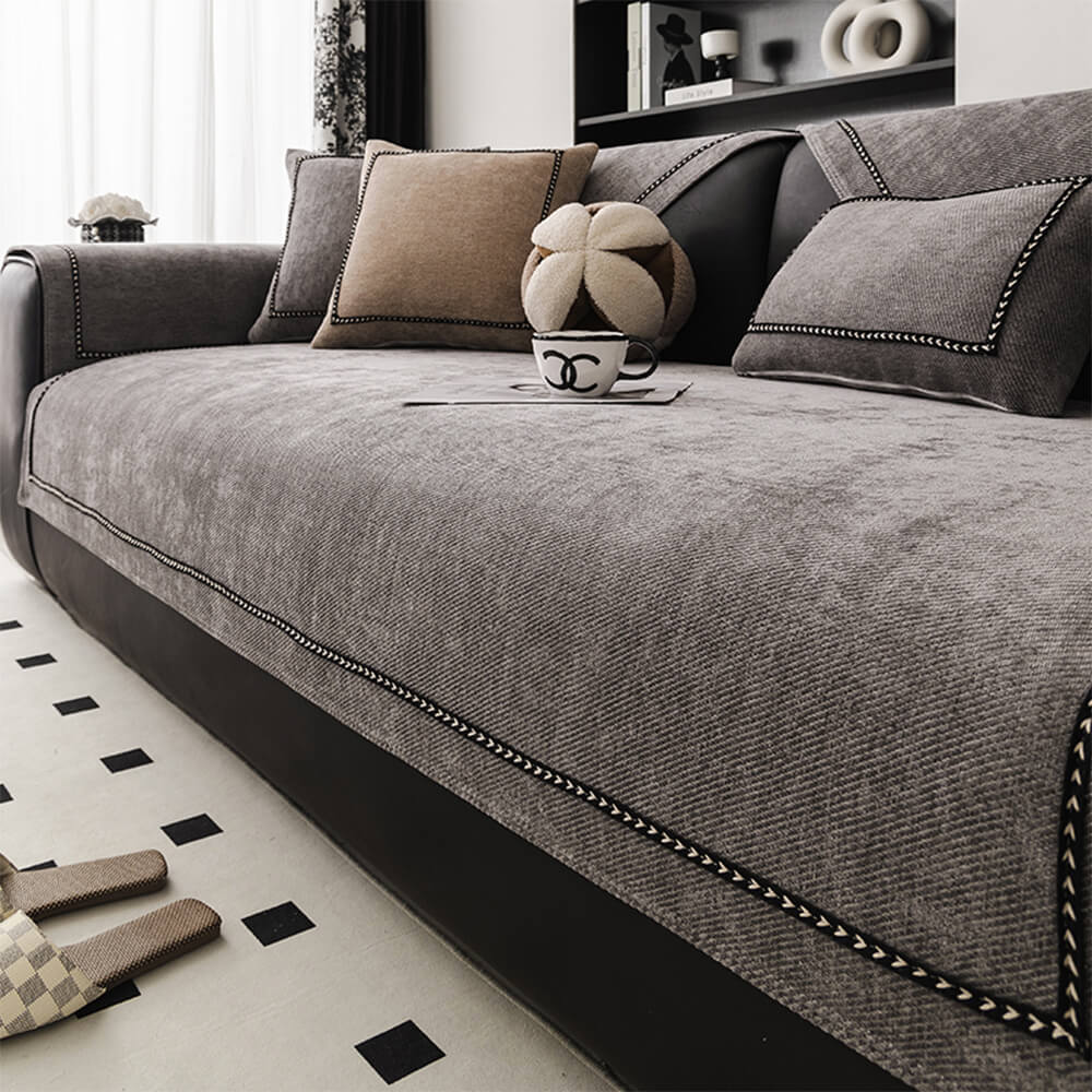 Coperchio di divano non slip moderno moderno jacquard