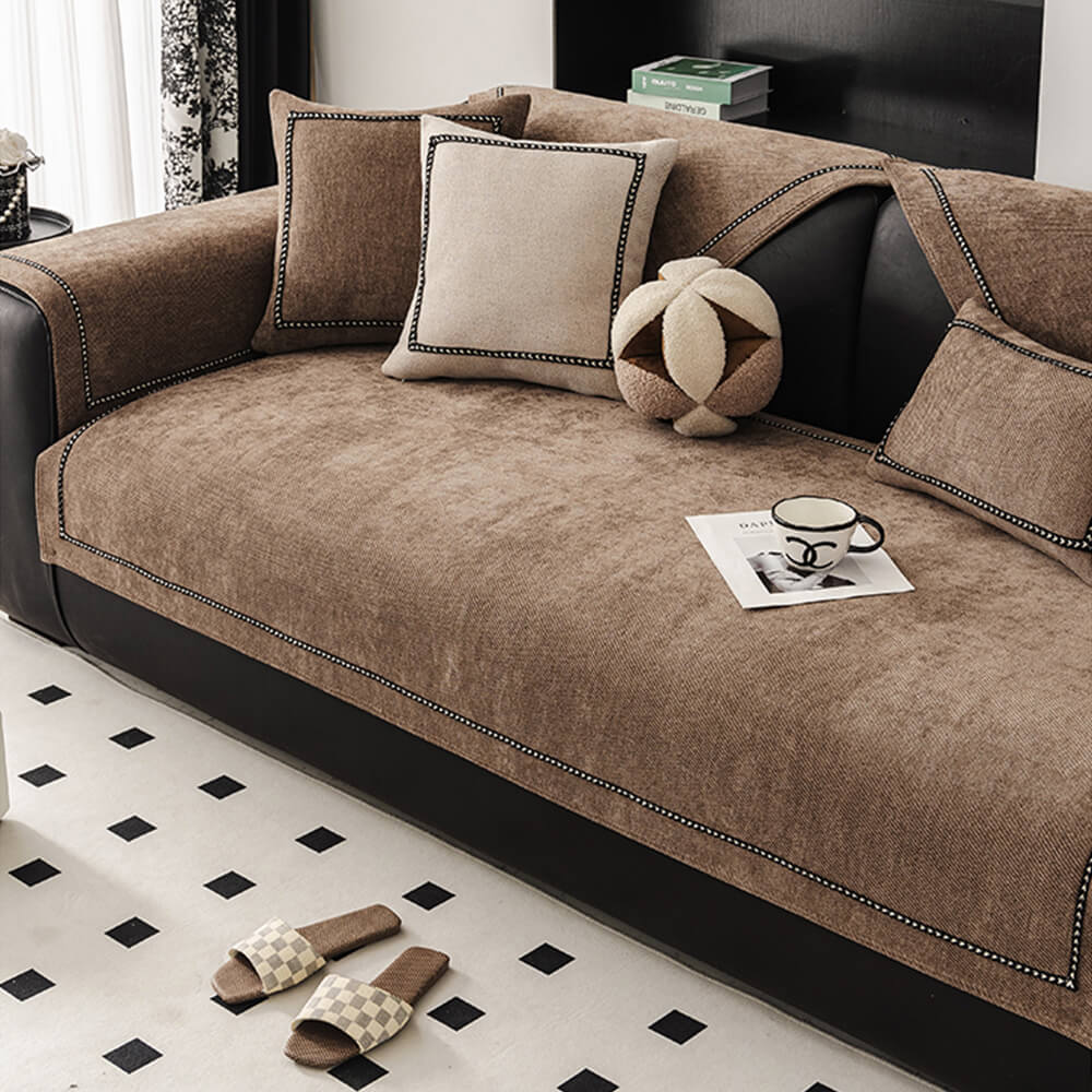 Coperchio di divano non slip moderno moderno jacquard