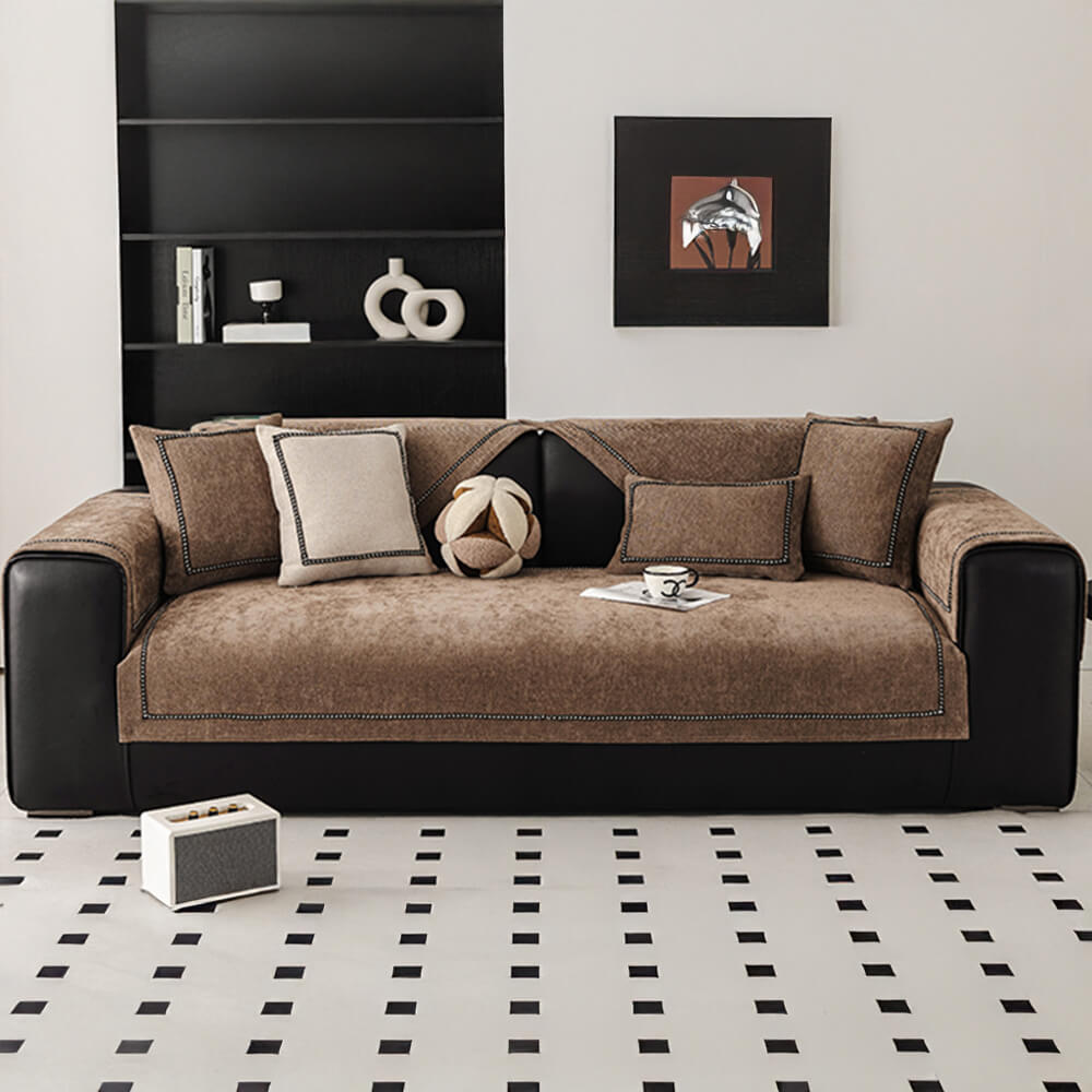Coperchio di divano non slip moderno moderno jacquard
