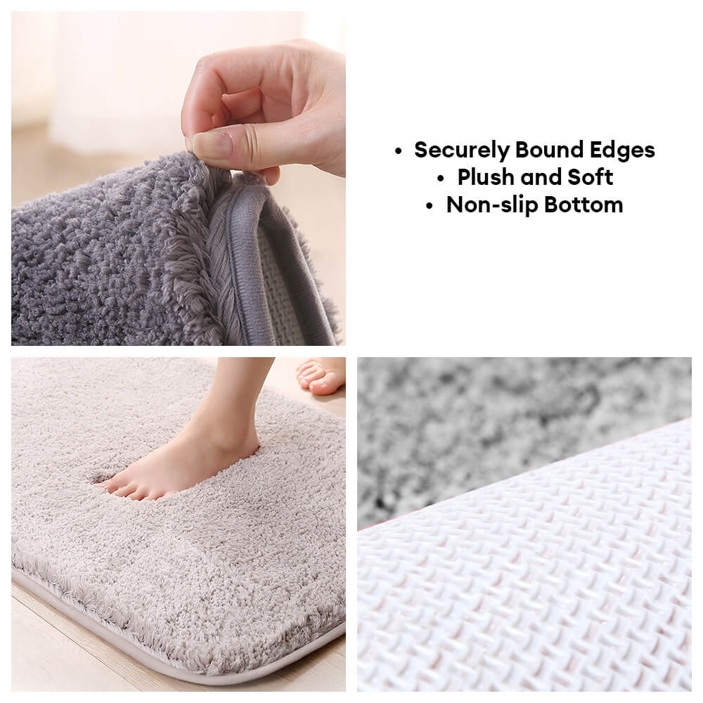Thick Plush Absorbent Mud-Resistant Pet Door Mat for Dirty Paws
