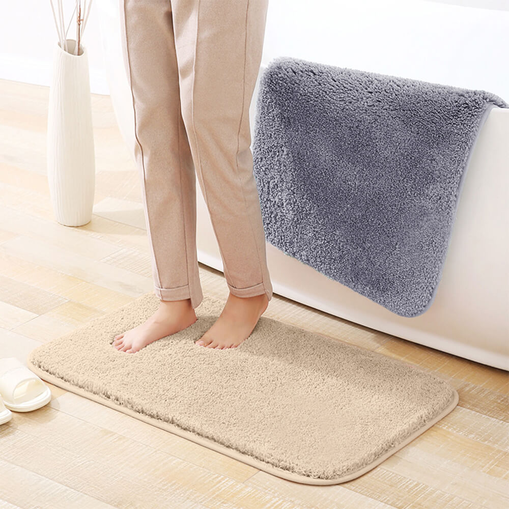 Thick Plush Absorbent Mud-Resistant Pet Door Mat for Dirty Paws