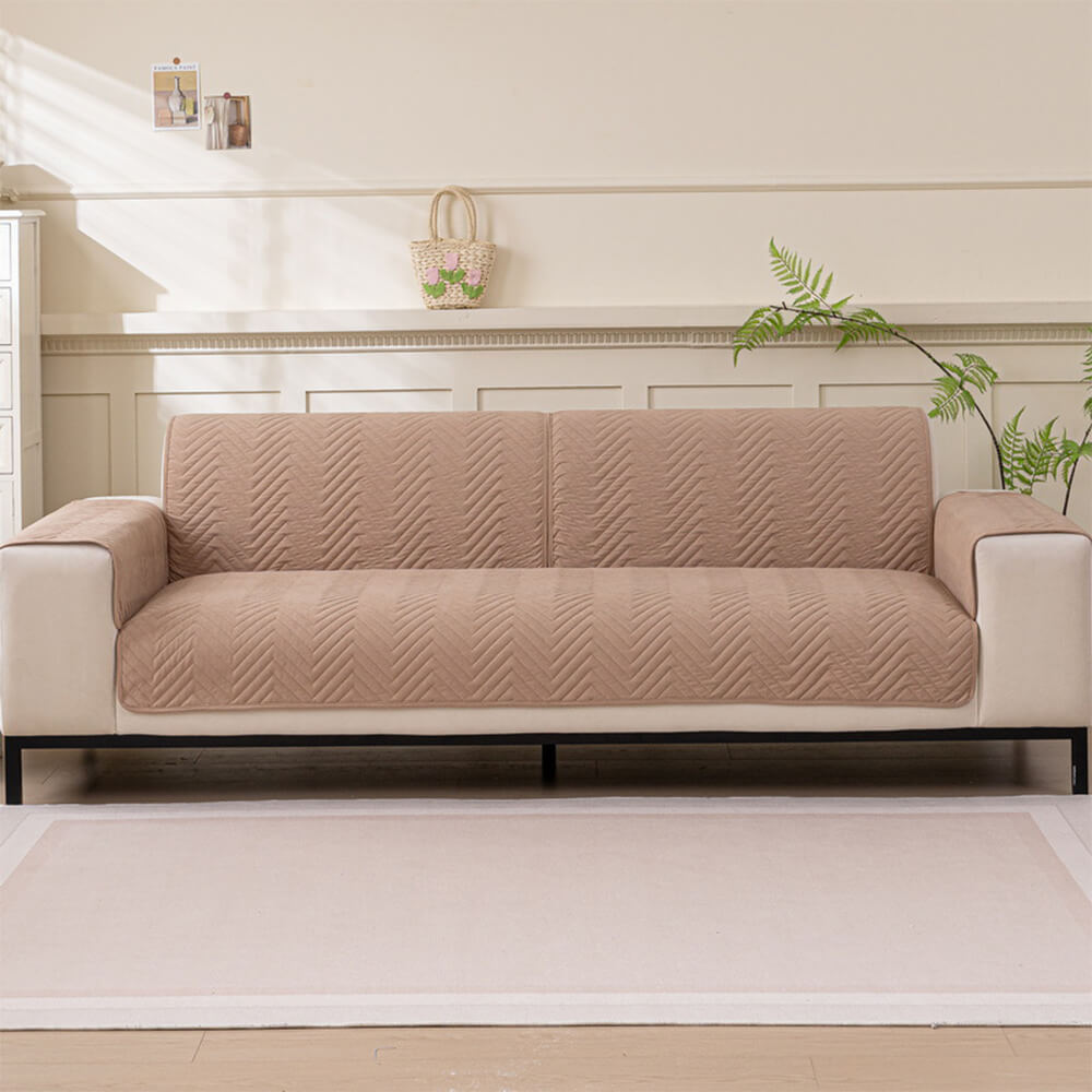 Sofá con protector duradero resistente al agua