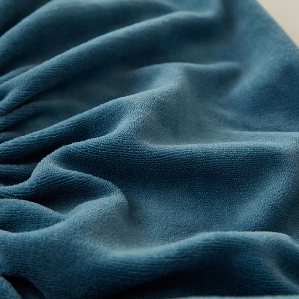 Cubierta de lámina de terciopelo acolchado de relleno geométrico inspirado en trigo