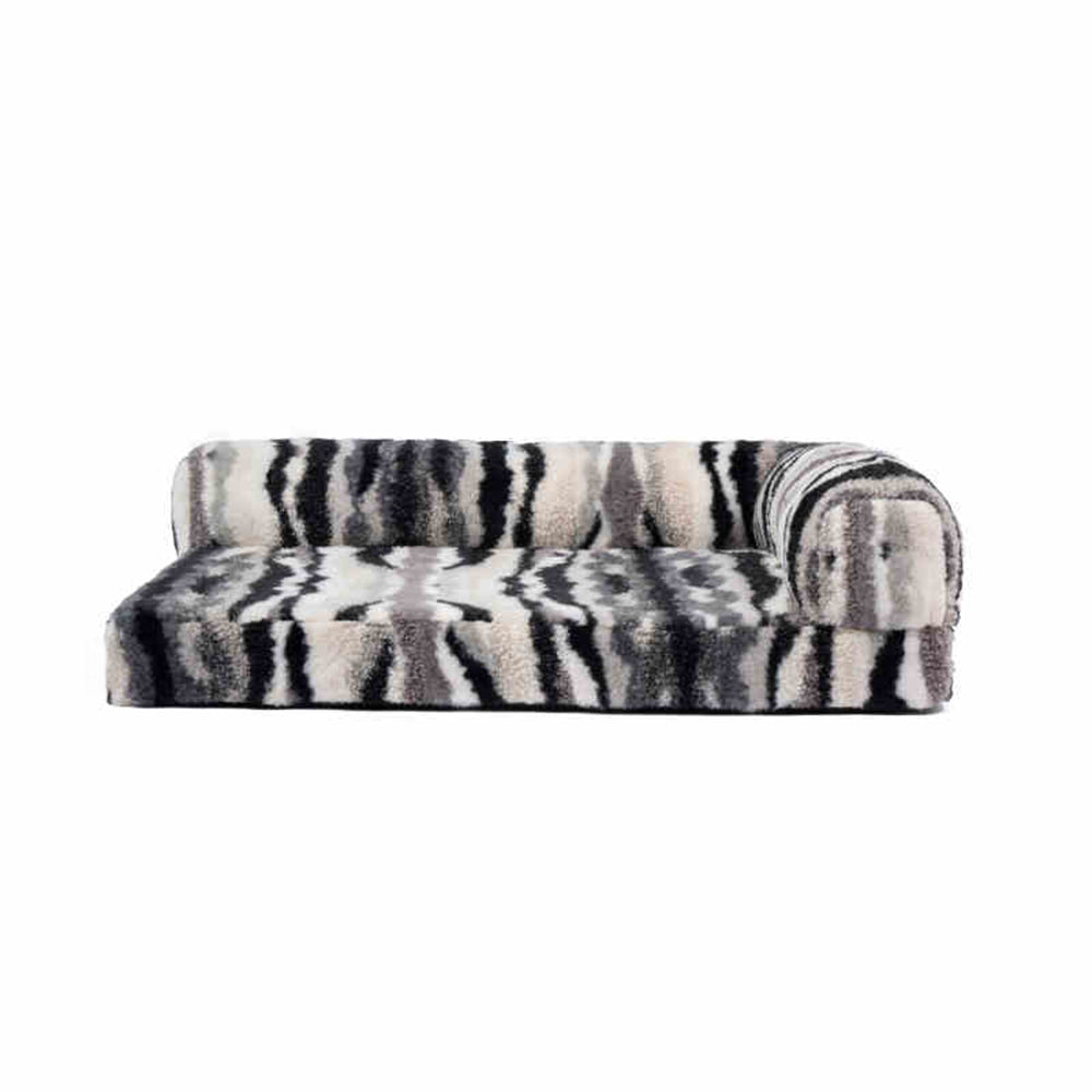 Zebra-pattern Grande rimovibile rimovibile ortopedico cuscino e cuscino per gatti