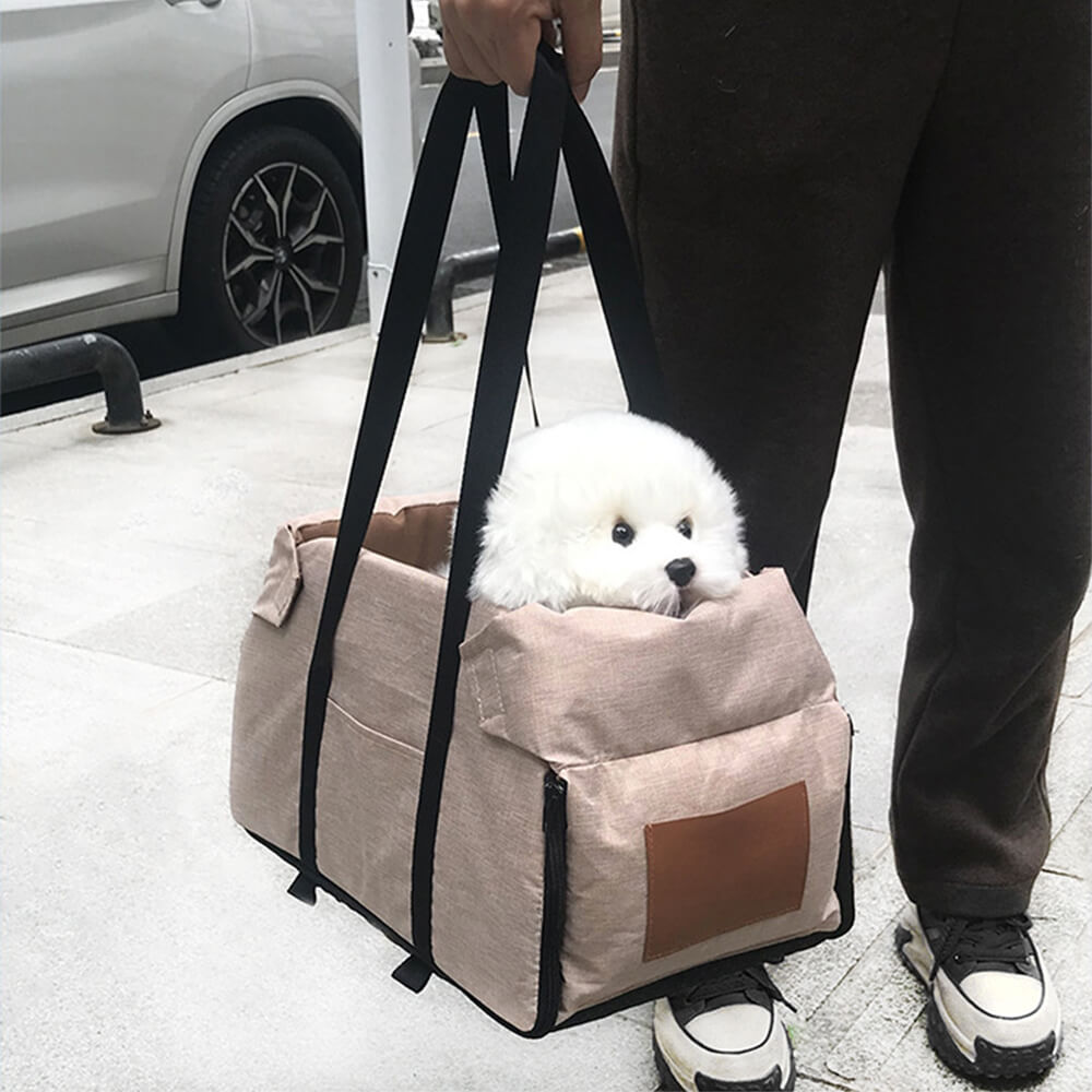 Contraste desmontable antideslizante <tc>Color</tc> Asiento cama para coche para perros y gatos