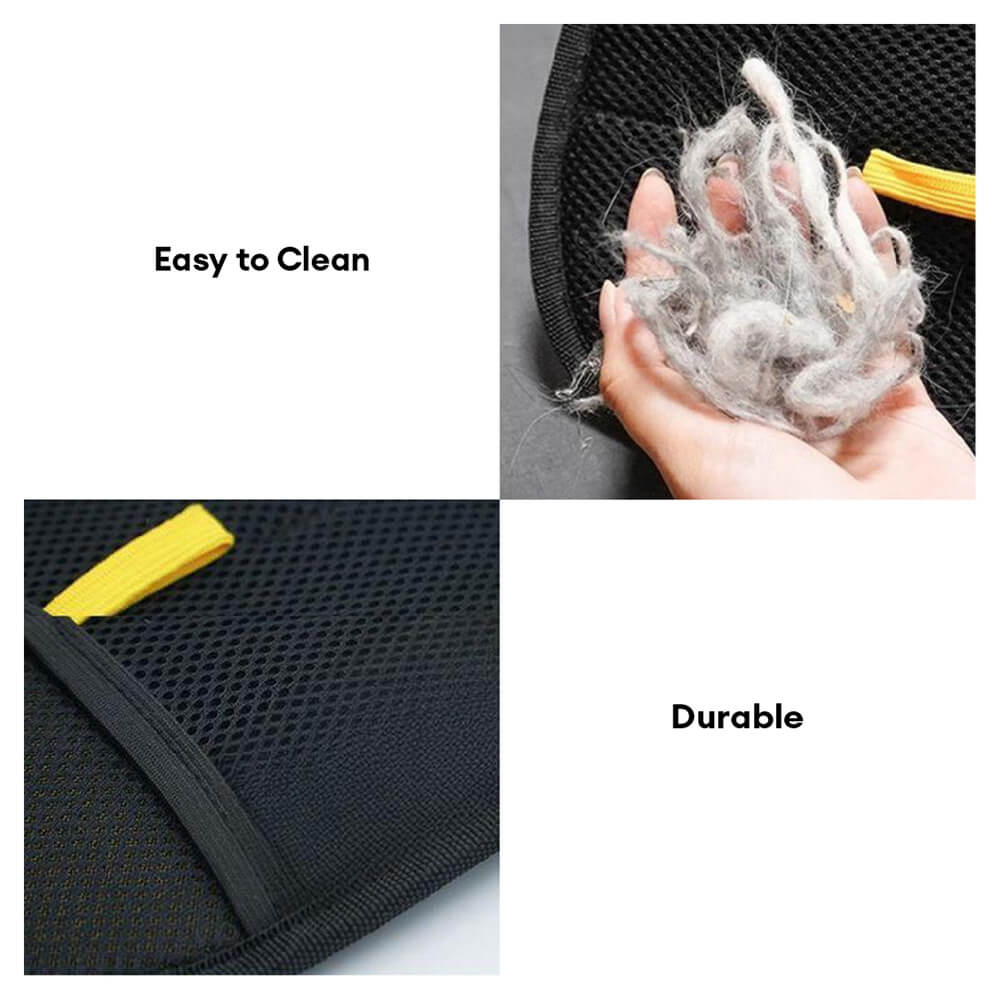 Pet Hair Removal Glove with Dual-Sided Electrostatic Bristle