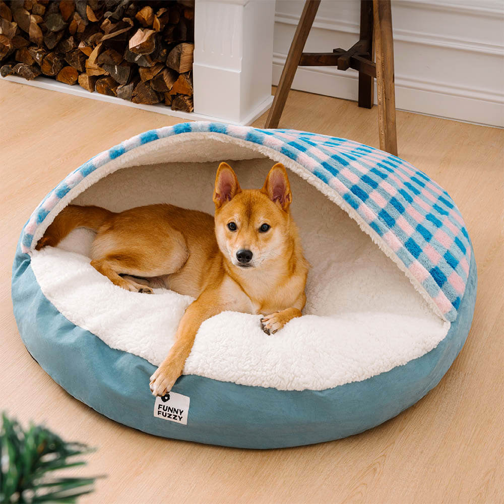Cama redonda de sueño sreñan cama para perros cama nido de mascotas