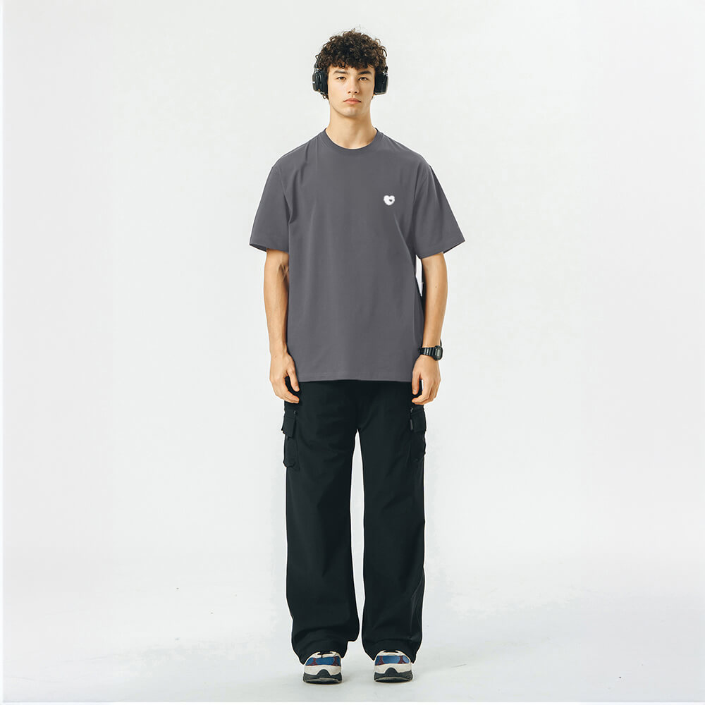 T-shirt unisex resistente ai peli di raffreddamento leggero solido