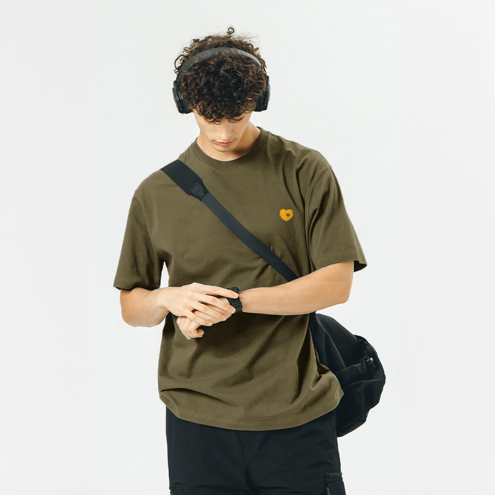 T-shirt unisex resistente ai peli di raffreddamento leggero solido