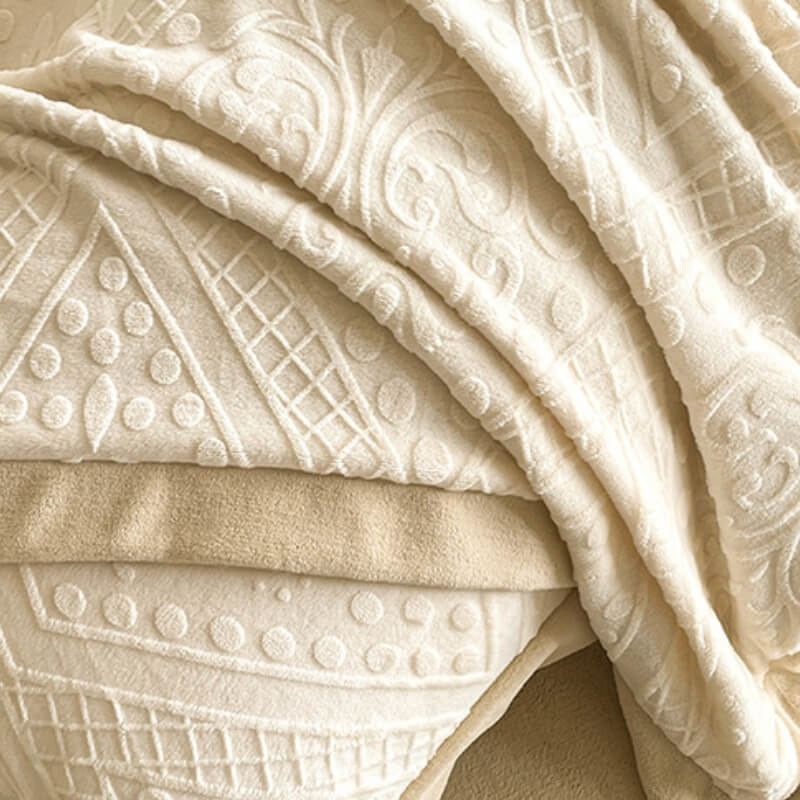 Jacquard Light Luxury Double Velvet Skin Waret Waret Ban