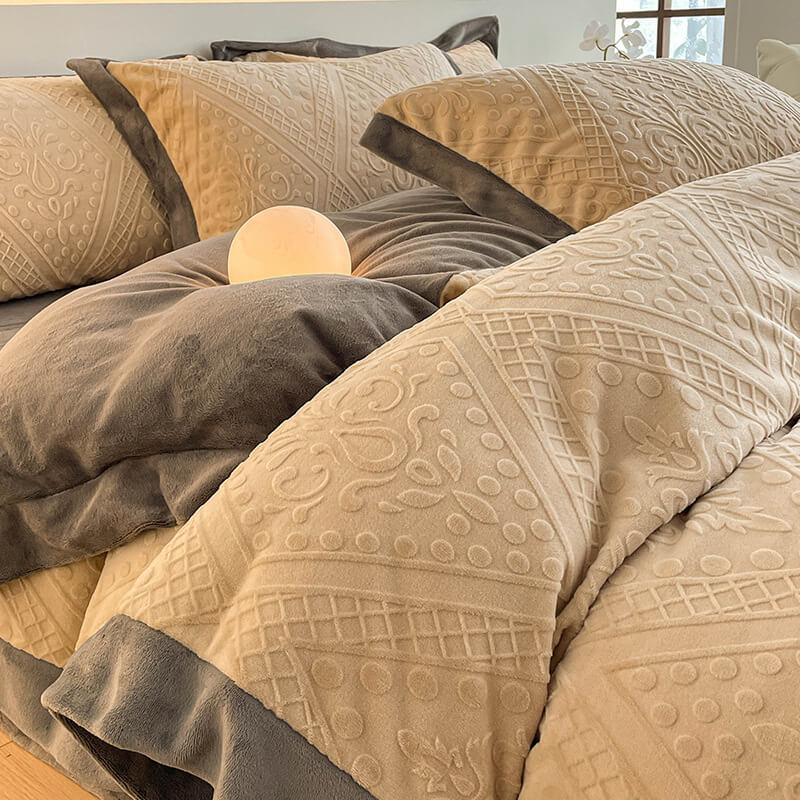 Jacquard Light Luxury Double Velvet Skin Waret Waret Ban