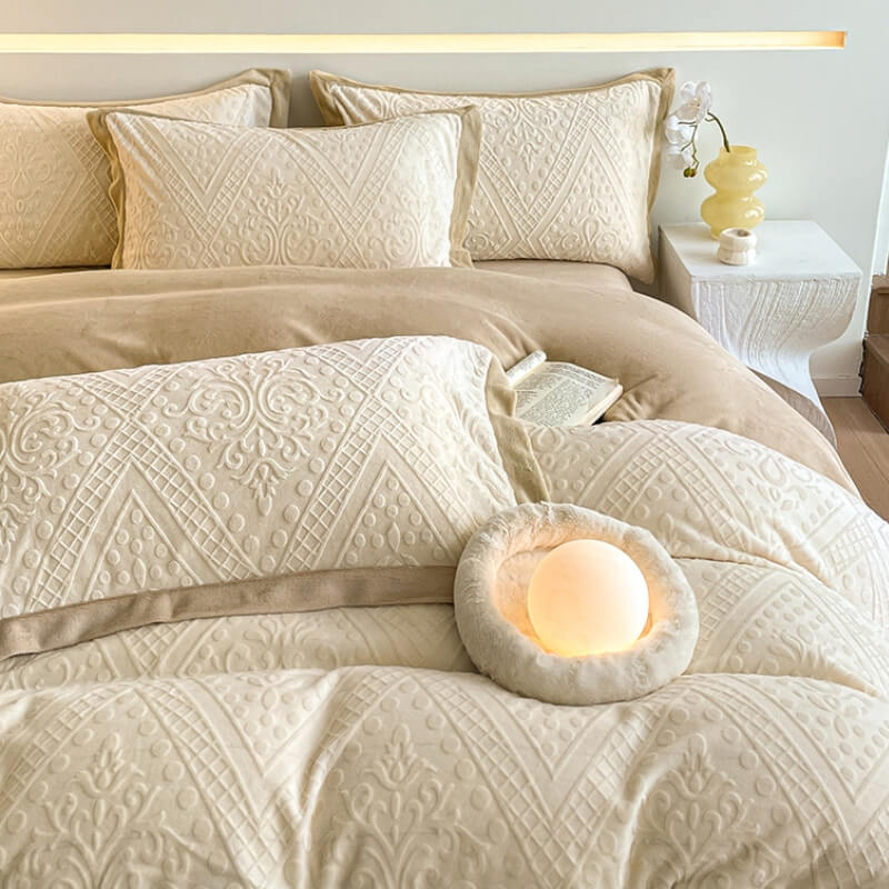 Jacquard Light Luxury Double Velvet Skin Waret Waret Ban