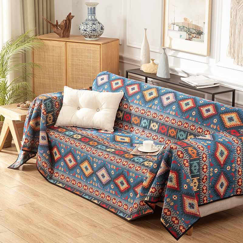 Copertina di divano coperta per lancio multifunzionale jacquard marocchino