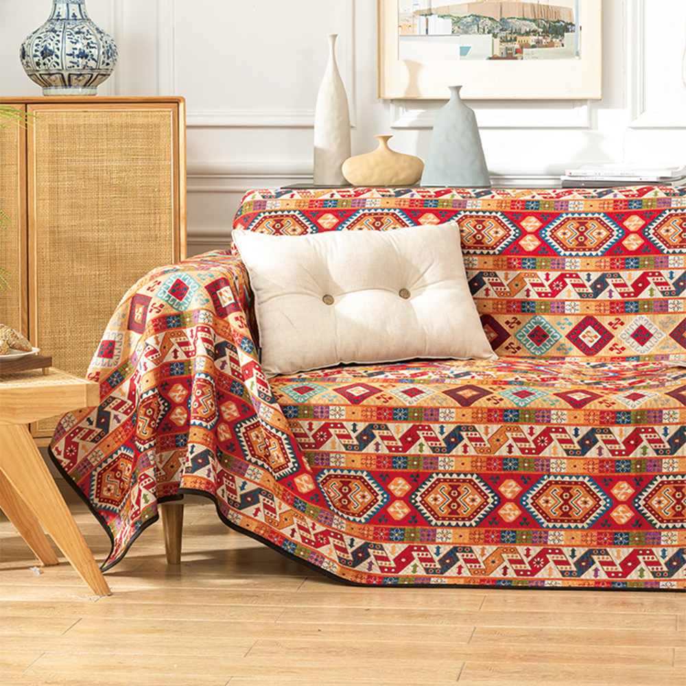 Copertina di divano coperta per lancio multifunzionale jacquard marocchino