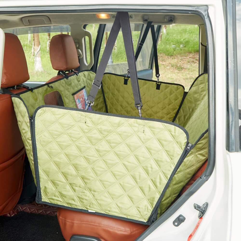 Viaje de mascota impermeable cubierta de asiento para perros resistente a la suciedad de la suciedad