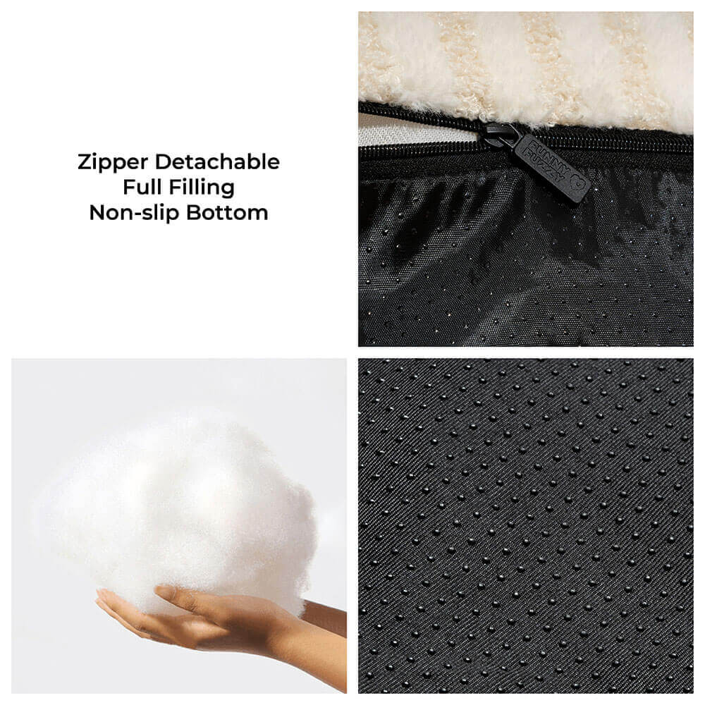 Modello a strisce alla moda Polygonal Cogoning Bean Bag Dog