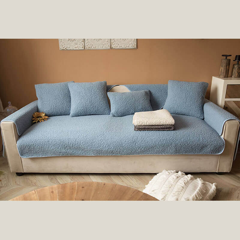 Coperchio di divano senza slip da pile Ultrasoft Teddy