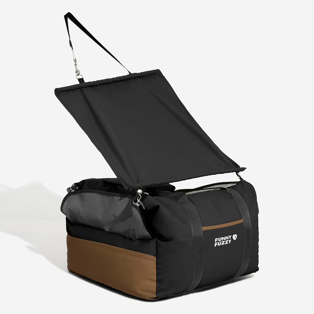 Seggiolino per auto del cane ombrellone - cucciolo rover impermeabile per la protezione del sole traspirante protezione da cani seggiolino auto