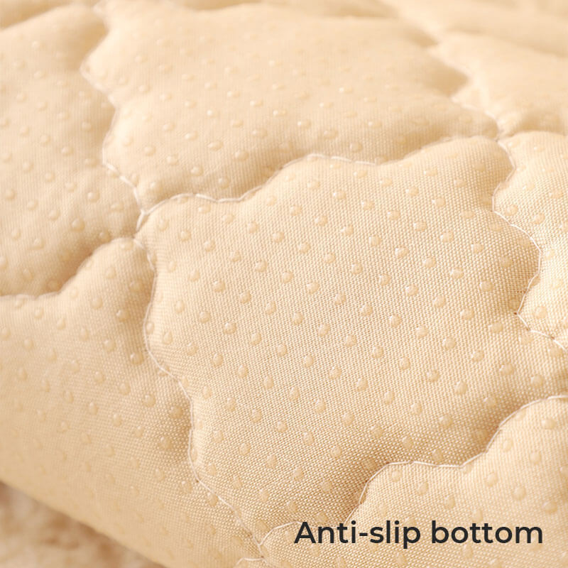 Coperchio di divano non slip morbido peluche di peluche biscotti