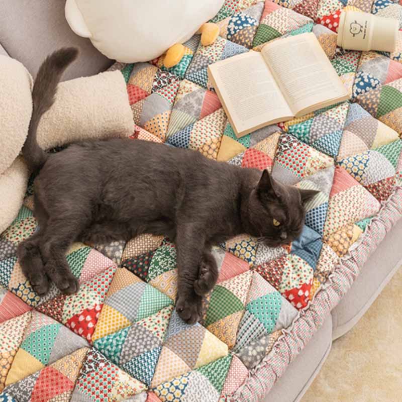 Coperchio protettivo per il divano protettivo per animali domestici in cotone da giardino