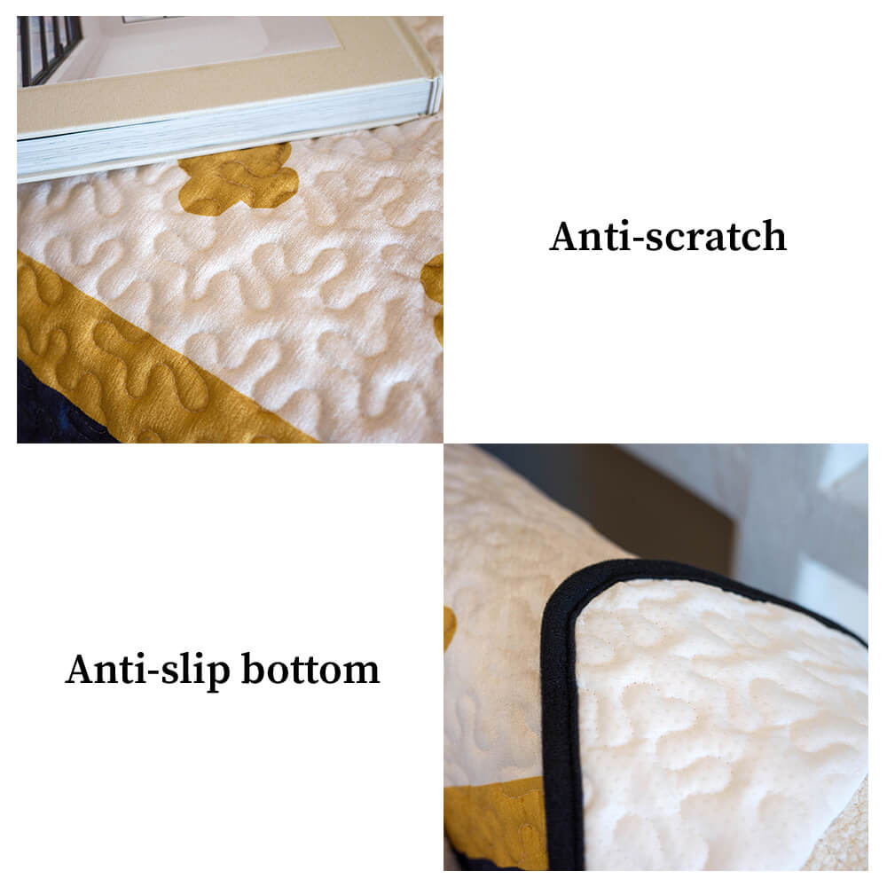 Cubierta de sofá de algodón de lujo de lujo Cubierta de sofá protectora de muebles anti-scratch