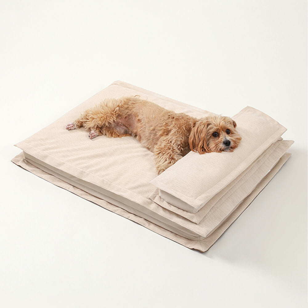 Anti-ansia con spugna supporto per cani da letto profondo