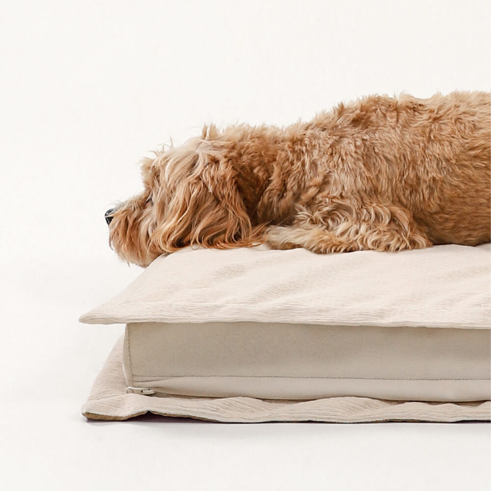Anti-ansia con spugna supporto per cani da letto profondo