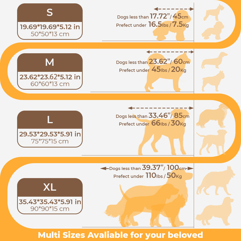 Donutas calmadas y esponjosas nubladas camas de perros redondas
