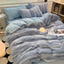 Luxurious Faux Rabbit Fur Milk Velvet Declar