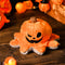 Halloween Pirate Pumpkin Octopus reversible Flip Flip Plush Dog Toy