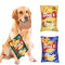 Patatas chips interactivos alimentador lento joya de perro chispeante