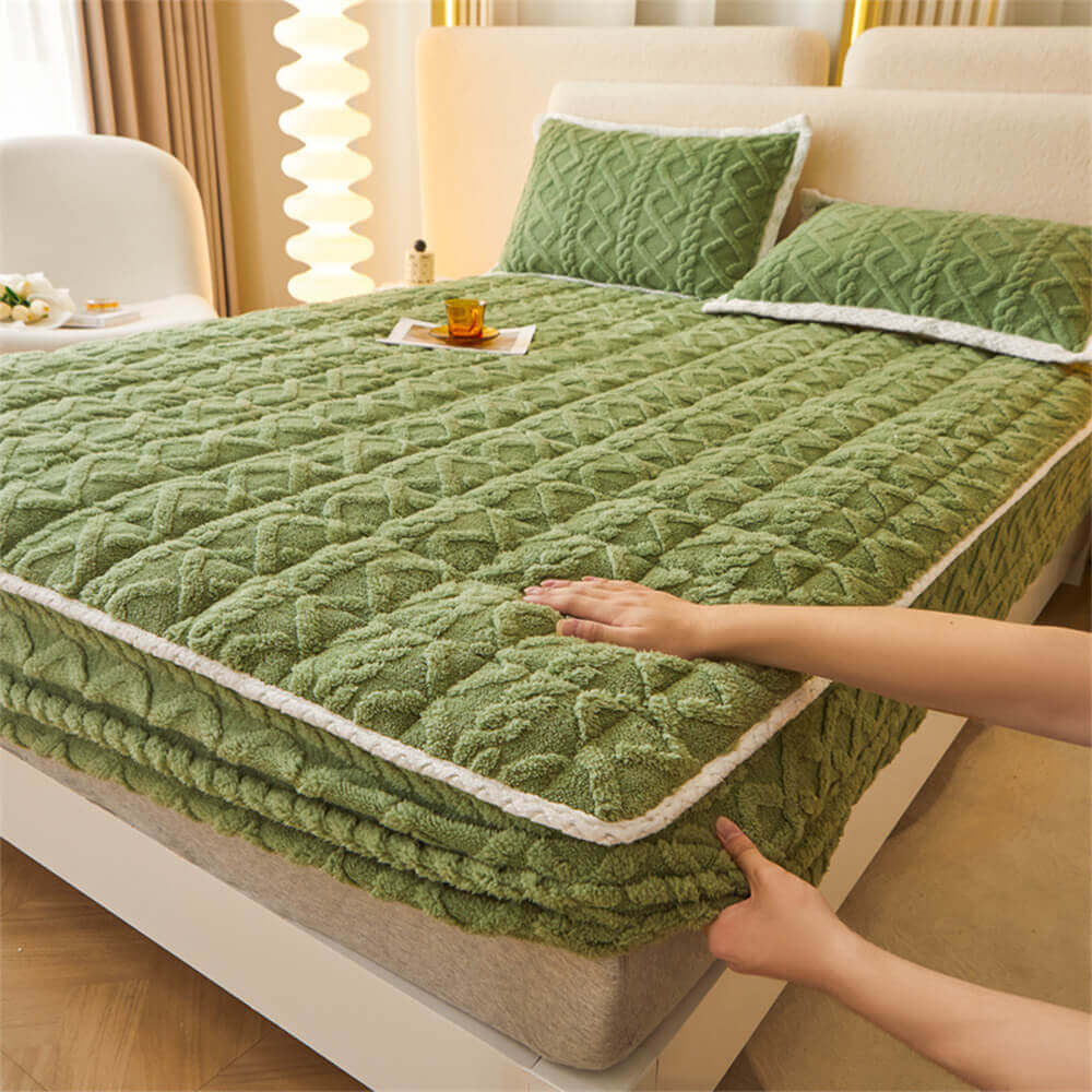 Housse de matelas lavable et moelleuse