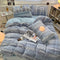 Luxurious Faux Rabbit Fur Milk Velvet Declar