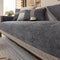 Tweed moderno de la temporada Tweed Woven Chenille Anti-Slip Couch Coach