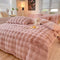 Puffy Comfort Bettlaken-Set aus verdicktem Kaninchenfellimitat