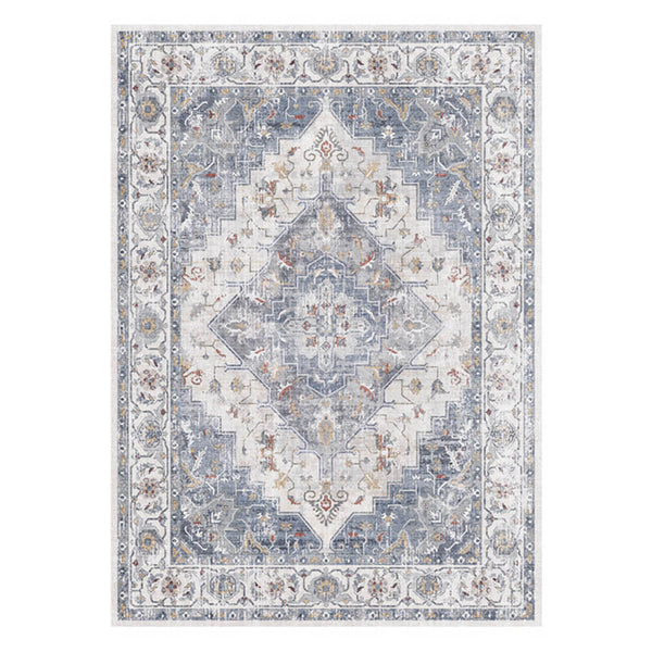 Alfombra de sala de estar de estilo persa étnico nórdico