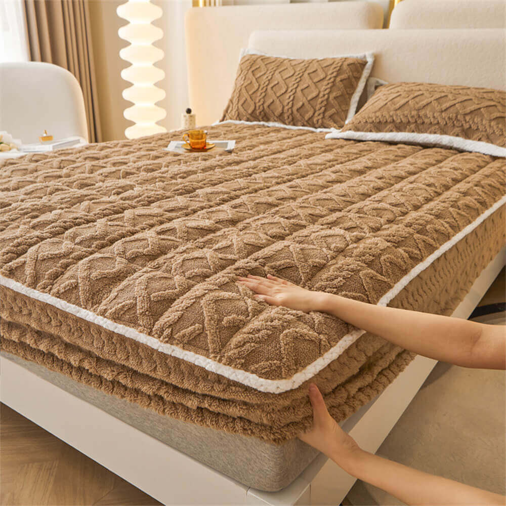 Housse de matelas lavable et moelleuse