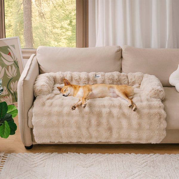 Esponjosa esponjosa calmante cama para perros sofá protector de mascotas de mascota