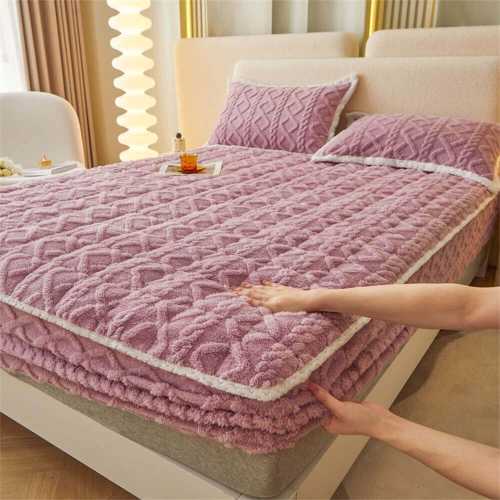 Housse de matelas lavable et moelleuse