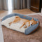 Gran lavable y esponjoso acogedor bolster sofá sofá cama vaquero